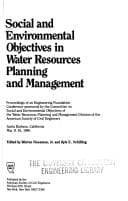 Tapa de Social and Environmental Objectives in Water Resources Planning and Management