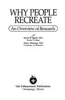 Tapa de Why people recreate