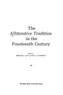Tapa de Alliterative Tradition in the Fourteenth Century. Ed by Bernard S. Levy