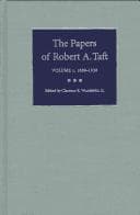Tapa de The papers of Robert A. Taft