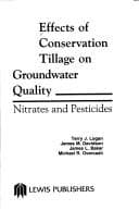 Tapa de Effects of conservation tillage on groundwater quality