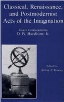 Tapa de Classical, Renaissance, and postmodernist acts of the imagination