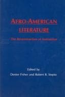 Tapa de Afro-American literature