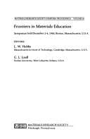 Tapa de Frontiers in Materials Education