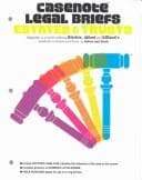 Tapa de Casenote legal briefs