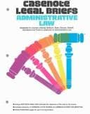 Tapa de Casenote legal briefs