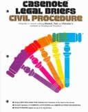 Tapa de Civil Procedure (Casenote Legal Briefs)