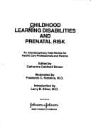 Tapa de Childhood learning disabilities and prenatal risk
