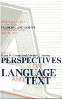 Tapa de Perspectives on language and text