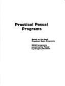 Tapa de Practical Pascal programs