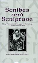 Tapa de Scribes and scripture