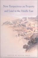 Tapa de New perspectives on property and land in the Middle East