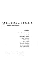 Tapa de Observations