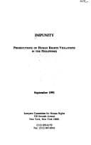 Tapa de Impunity