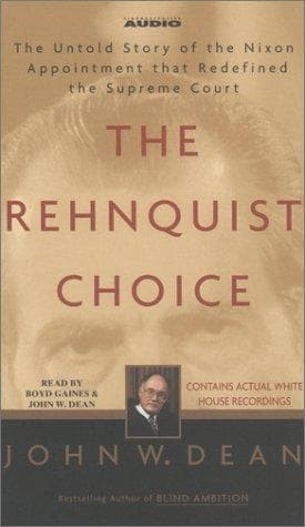 Tapa de The Rehnquist Choice