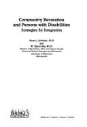 Tapa de Community recreation and persons with disabilities