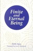 Tapa de Finite and Eternal Being