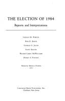 Tapa de The Election of 1984