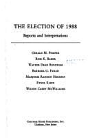 Tapa de The Election of 1988