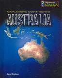 Tapa de Australia (Exploring Continents)