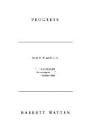 Tapa de Progress (Roof Books)