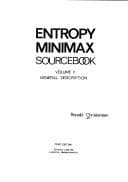 Tapa de General Description of Entrophy Minimax