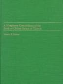 Tapa de A Morpheme Concordance of the Book of Chilam Balam of Tizimin (Publication (Tulane University Middle American Research Institute))