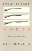 Tapa de Unwelcome words