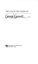 Tapa de The collected poems of George Garrett