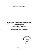 Tapa de External debt and economic development in Latin America