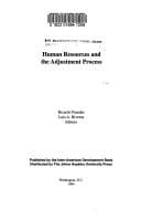 Tapa de Human resources and the adjustment process