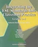 Tapa de Integrating the ESL standards into classroom practice