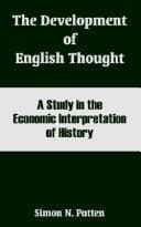 Tapa de The development of English thought