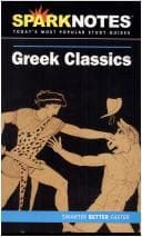 Tapa de Greek Classics (SparkNotes Literature Guide) (SparkNotes Literature Guide)