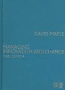 Tapa de Managing innovation and change