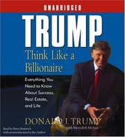 Tapa de Trump : Think Like a Billionaire