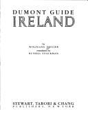 Tapa de The Webb & Bower Dumont Guide to Ireland (DuMont guide)
