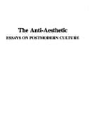 Tapa de The Anti-aesthetic