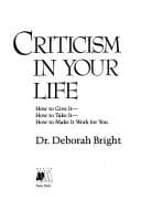 Tapa de Criticism in Your Life