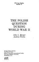 Tapa de The Polish question during World War II