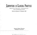 Tapa de Computers in Clinical Practice