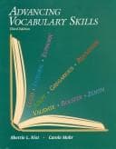 Tapa de Advancing vocabulary skills