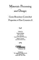 Tapa de Materials Processing and Design