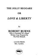 Tapa de The jolly beggars, or, Love & liberty