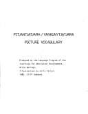 Tapa de Pitjantjatjara/Yankunytjatjara Picture Dictionary