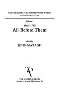 Tapa de All Before Them 1660-1780 (UNESCO Library of World Poetry)