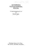 Tapa de Modernism, Post-Modernism, Realism