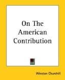 Tapa de On The American Contribution