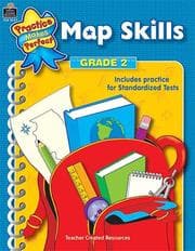 Tapa de Map Skills Grade 2 (Practice Makes Perfect)