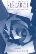 Tapa de Music Therapy Research